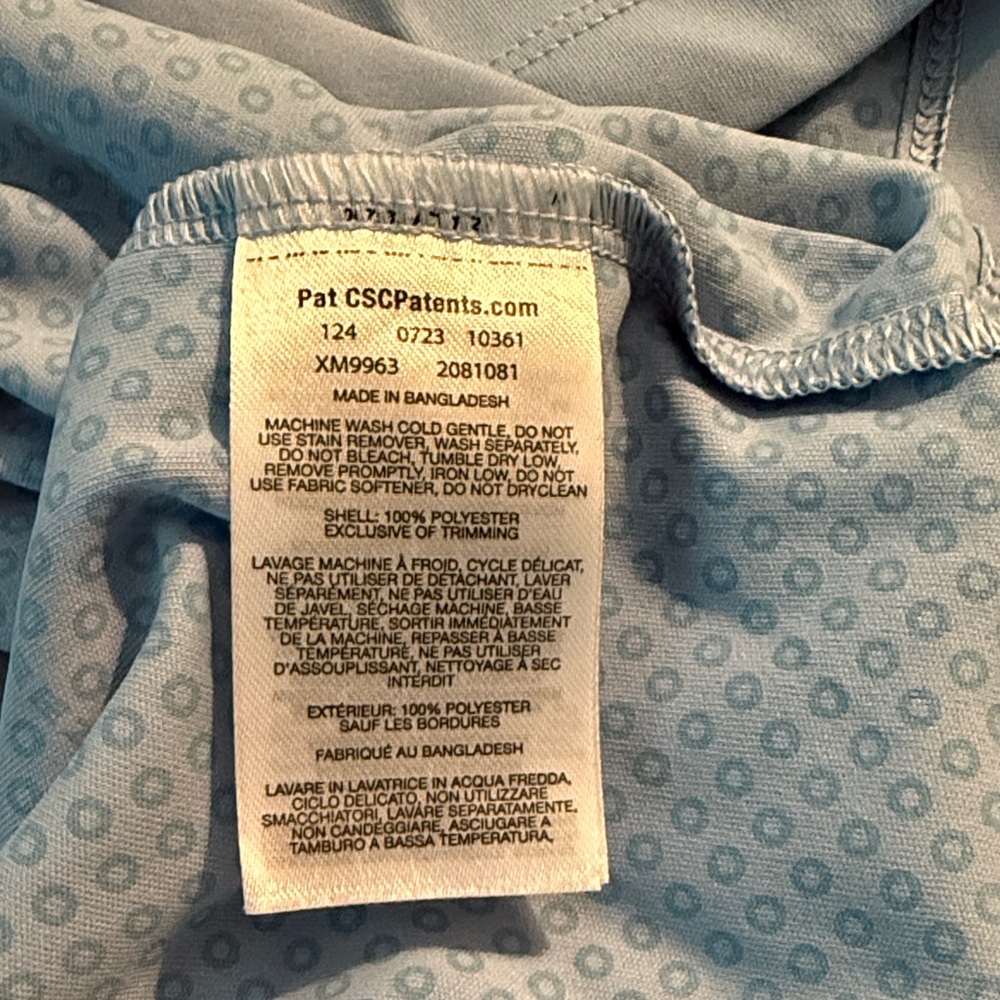 Columbia Men's Light Blue Polo Shirt - Picture 4 of 6